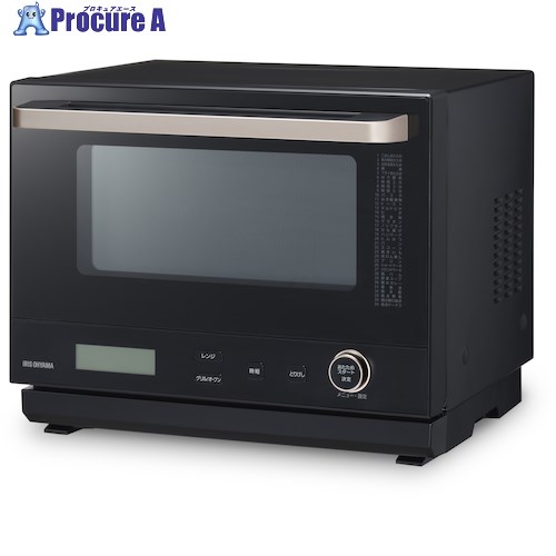IRIS 518151 30Lカップ式スチームオーブンレンジ ブラック MO-FS3001-B 1台 ■▼457-3103【送料都度見積】