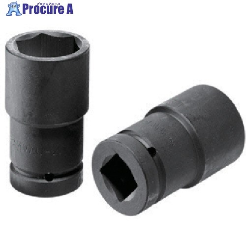 ASH インパクトレンチ用ロングソケット25.4□×38mm USL0838 1丁 ■▼816-5659 【送料都度見積】