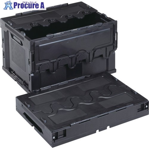 RISU 導電性入れもの 610054 折りたたみ入れものCF-S51A黒 CFE-S51A-BK 1個 ■▼821-9155 【貨物輸送都度積もり書き】