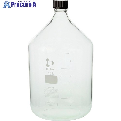 SIBATA 耐熱ねじ口びん 赤旗がしら付 10000mL 017200-100001 1個 ■▼106-8626 【貨物輸送都度積もり書き】