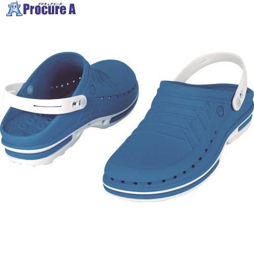 WOCK CLOG 青色 23.5～24.0 オートクレーブ相応う134℃ 10004370-3738 1足 ▼206-9833 花・ガーデン・DIY-その他-DIY・工具
