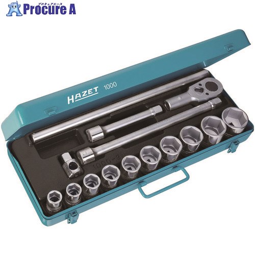 HAZET ソケット鍵書き割り(6角印字機・差込角19.0粍) 1000 1S ■▼439-2116 【貨物輸送都度積もり書き】