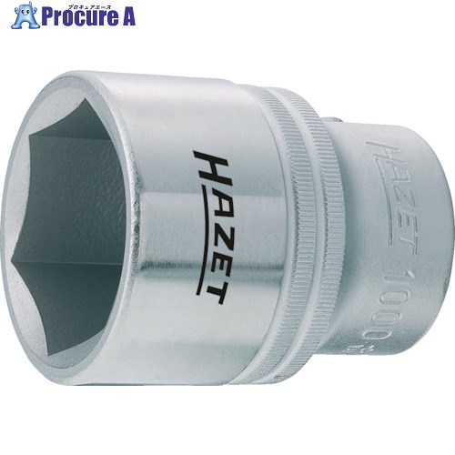 HAZET ソケットレンチ(6角タイプ・差込角19mm・対辺38mm) 1000-38 1個 ▼439-2221