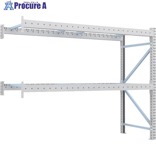 TRUSCO 重量パレットラック1トン2300×900×H2000 2段 連結 1D-20B23-09-2B 1台 ■▼459-1348 【送料都度見積】※車上渡し|プロキュアエース