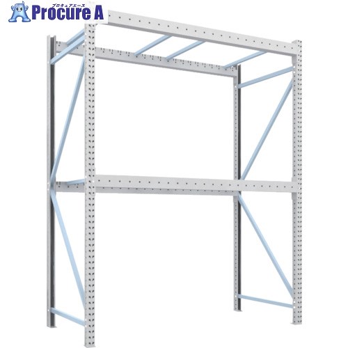 TRUSCO パレットラック1トン2300X1100XH3000 2段 単体 1D-30B23-11-2 1台 ■▼459-1615 【送料都度見積】※車上渡し｜プロキュアエース