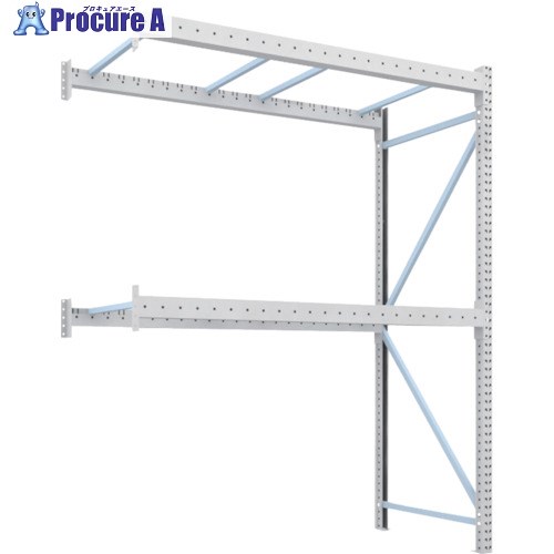 TRUSCO パレットラック1トン2300X1100XH3000 2段 連結 1D-30B23-11-2B 1台 ■▼459-1623 【送料都度見積】※車上渡し｜プロキュアエース