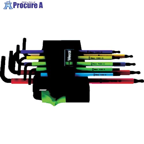 Wera 967SPKL/10SMN マルチカラートルクスキーセット 073599 1S ▼469-3621