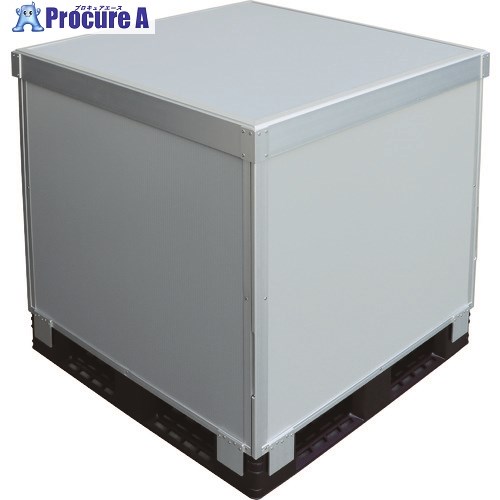 TRUSCO スタックカーゴ4面パネルタイプ 1100X1100XH700 SCP4-1170 1S ■▼116-1905