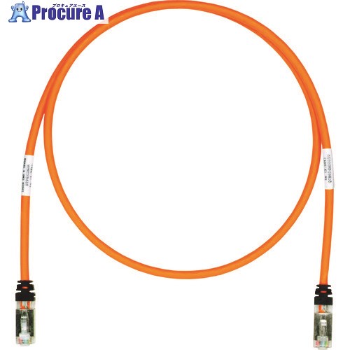 PANDUIT CAT6A/CAT6 遮蔽物パッチコード 25m オレンジ色 STP6X25MOR STP6X25MOR 10本 ■▼195-0425 【貨物輸送都度積もり書き】