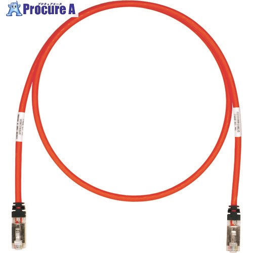 PANDUIT CAT6A/CAT6 遮蔽物パッチコード 35m 赤 STP6X35MRD STP6X35MRD 10本 ■▼195-0436 【貨物輸送都度積もり書き】