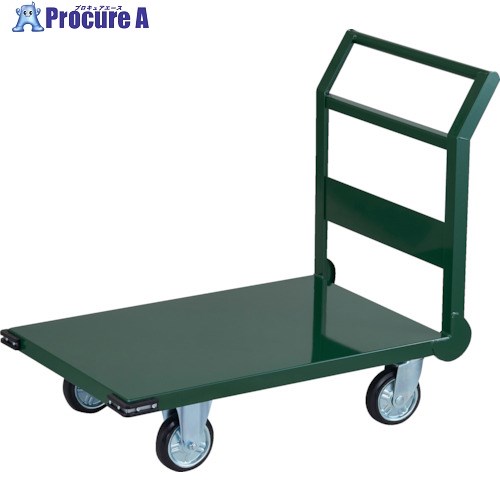 TRUSCO 鋼鉄製運搬車 ハンドル側自在車輪 900X600 Φ150プレス車 SH-2C 1台 ■▼256-5613 |プロキュアエース