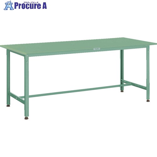 TRUSCO 軽荷重作業台(300kg)AE型 1800X900XH740 基本タイプ グリーン色 SAE-1809 1台 ■▼285-1563