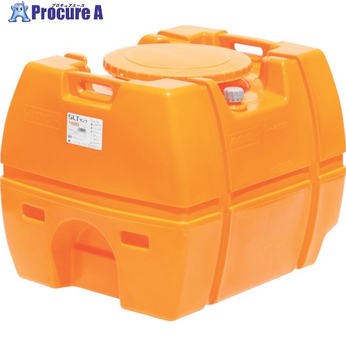SUIKO スーパーローリータンク 400L オレンジ色 SLT-400 1個 ■▼457-0022 ※人間宅様送ること不可