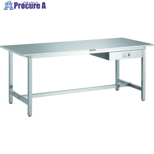 TRUSCO SW3型櫂ステンレス鋼御役目台 1500X750 1段引出付 SW3-1575SD1 1台 ■▼458-9238