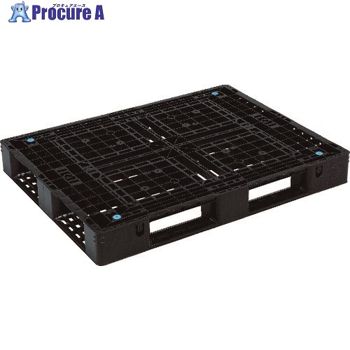 サンコー リサイクルプラスチックパレット 805687 D4-1013 黒いこと SK-D4-1013-BK 1枚 ■▼459-3944 【貨物輸送都度積もり書き】
