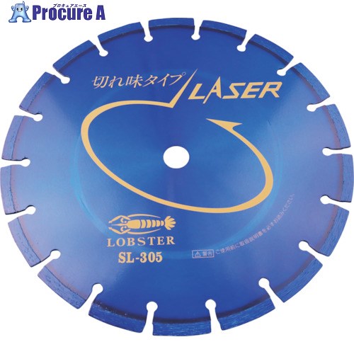 エビ ダイヤモンドカッター レーザー(乾式) 304mm 穴径22mm SL305-22 1枚 ■▼750-9081 【送料都度見積】 ●YA513