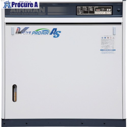 AIRMAN スクリューコンプレッサ ドライヤ付 5.5KW 60Hz SAS6SD-6C 1台 ■▼772-6597 ｜プロキュアエース
