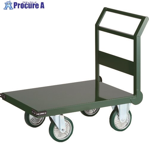 TRUSCO 鋼鉄製運搬車 1トン 900X600 緑 SH10-2 1台 ■▼818-5169 ※車上渡し
