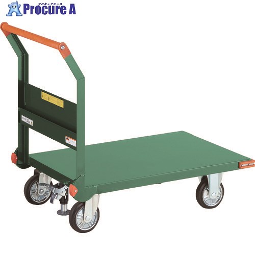 TRUSCO 鋼鉄製運搬車 800X450 ハンドル側自在車 Lストッパー付 SH-3RSS 1台 ■▼856-4155 28,988円