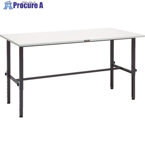 TRUSCO 軽荷重作業台高さ調節式(150kg)AEM型 1800X900XH650~950 基本タイプ ダークグレー色 SAEM-1809 DG 1台 ■▼868-8772 |プロキュアエース