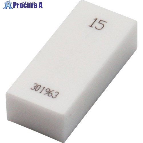 SK セラミックブロックゲージ 0級好いかげんに品 15.00粍 BC0-1500 1個 ▼235-9427