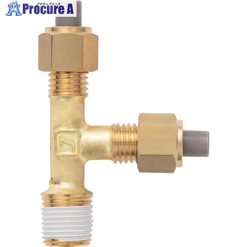 潤工社 黄銅製継手(インチ系列) サービステー 4.76×3.48mm PT1/8 PTB-3/16-PT1/8-BS 20個 ■▼572-6098 【送料都度見積】