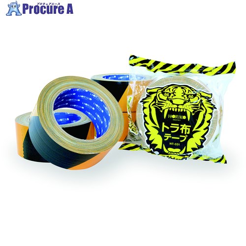 ホリコー 虎柄磁気テープ 虎布磁気テープ 50mm×25m NT-031-50 30巻 ■▼679-4899 【貨物輸送都度積もり書き】
