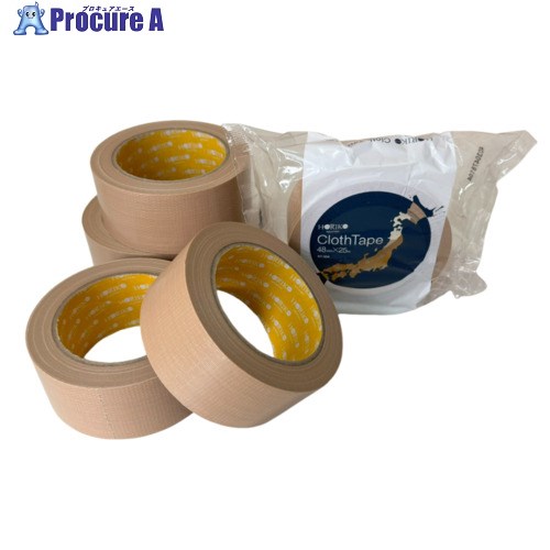 ホリコー 布磁気テープ Cloth Tape 48mm×25m NT-004-48 30巻 ■▼679-4900 【貨物輸送都度積もり書き】