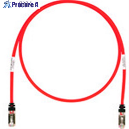 PANDUIT CAT6A/CAT6 シールドパッチコード 7m 赤 STP6X7MRD STP6X7MRD 10本 ■▼195-0392 【送料都度見積】