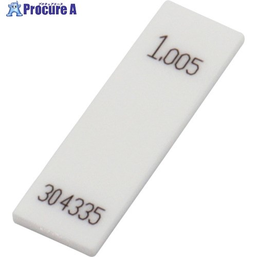 SK セラミックブロックゲージ 0級相当品 1.005mm BC0-1-005 1個 ▼236-4076