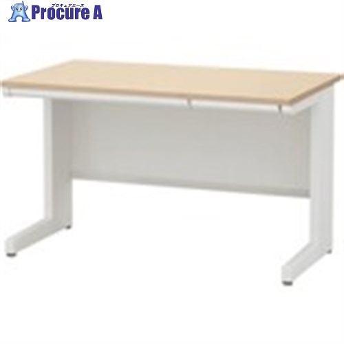 ウチダ SCAENA/平デスク SSL088H(引出付) OW/LF 5-110-4283 1台 ■▼432-0663 【送料都度見積】