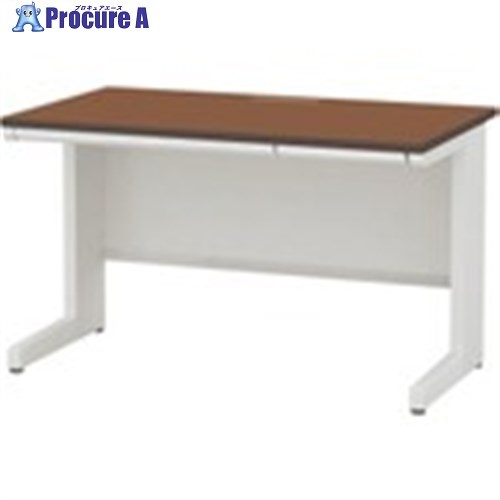 ウチダ SCAENA/平デスク SSL088H(引出付) OW/DF 5-110-4285 1台 ■▼432-5400 【送料都度見積】