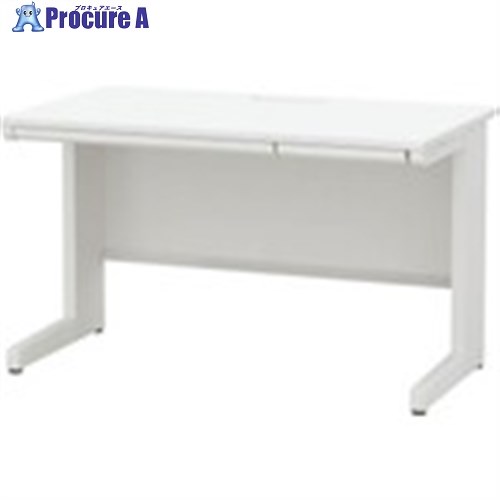 ウチダ SCAENA/平デスク SSL088H(引出付) OW/PW 5-110-4280 1台 ■▼432-6909 【送料都度見積】