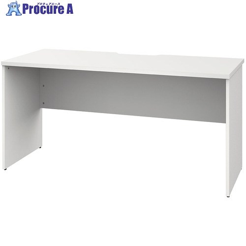アールエフヤマカワ プラン木製デスク W1400×D600 ホワイト×ホワイト脚 RFPD-1460WH-WL 1台 ■▼694-4679 【代引決済不可】