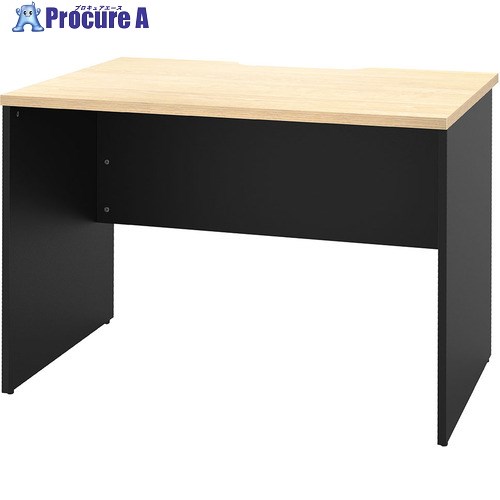 アールエフヤマカワ 腹積もり木製学習机 W1000×D700 自然的×黒いこと脚 RFPD-1070NA-BL 1台 ■▼694-6237【代引決済不可】
