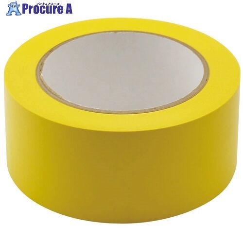 ホリコー ラインテープ エコノミーラインテープ 黄 50mm×33m PVCLT-101YL 36巻 ■▼694-9364 【送料都度見積】