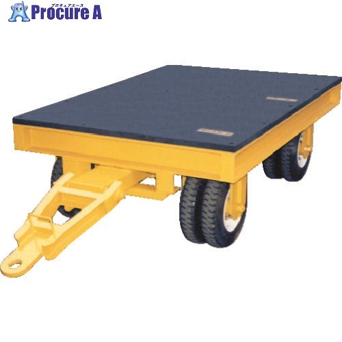 ダンディ 産業用多輌連結トレーラー 2輪ナックル式片牽引型(内輪差有り) 5000kg TS050D-KC2 1台 ■▼208-2558 【送料都度見積】 ※車上渡し