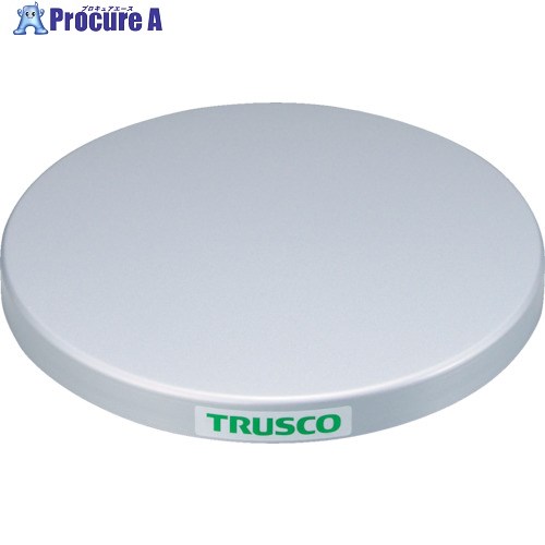 TRUSCO 回転させる台 100Kg型 Φ600 スチール写真天板 TC60-10F 1台 ■▼330-4302