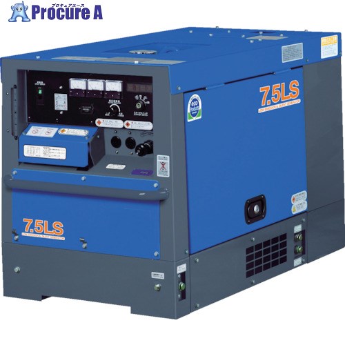 Denyo 防音型ディーゼルエンジン発生機 6.5/7.5kVA(50/60サイクル) TLG-7.5LSK 1台 ■▼462-5731 ※車上乗り合い船