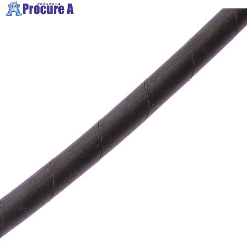 PANDUIT スパイラルラッピング 難燃性ポリエチレン(UL94V-0) 黒 T62FR-C20Y 1巻 ■▼818-0564 【送料都度見積】|プロキュアエース