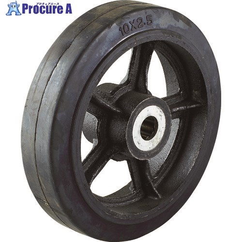 TRUSCO ドラム缶運搬車TDR-1用250mmゴム車輪 TDR-1-10C 1個 ■▼855-5485 【送料都度見積】