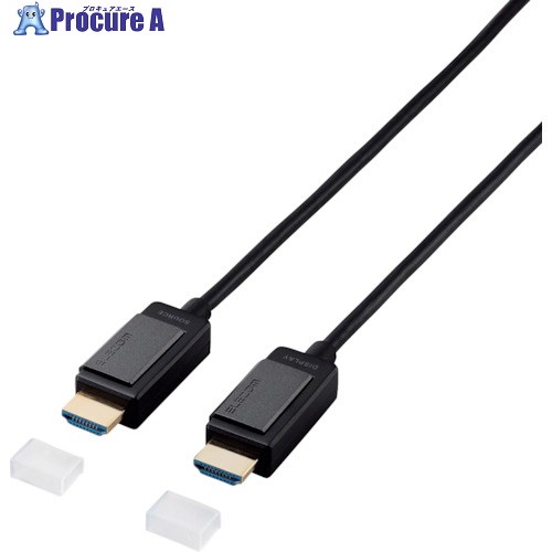 ELECOM 長尺HDMIケーブル アクティブオプティカル 4K対応 無給電タイプ 5m DH-HDLOA05BK 1本 ■▼422-7685【代引決済不可】|プロキュアエース