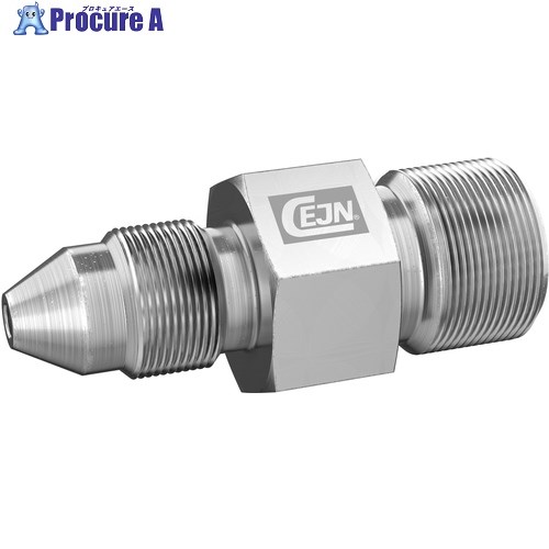 CEJN ステンレス鋼・中圧 アダプタ MPオネジx印字機Mオネジ 1 MP×9/16-18 印字機 M 19-950-2163 1個 ■▼682-1470 【貨物輸送都度積もり書き】 花・ガーデン・DIY-配管資材-その他