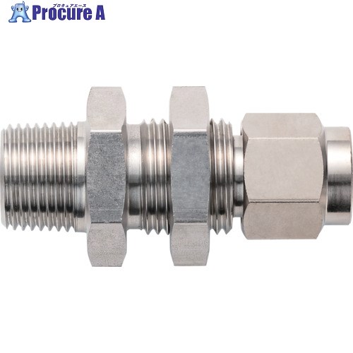 潤工社 ステンレス継手 隔壁オスユニオン 12&times;9mm PT3/8 PUN-12X9-PT3/8-SUS 10個 ■▼572-4545 【送料都度見積】｜プロキュアエース