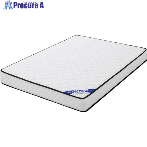 IRIS 108498 ポケットコイルマットレス 厚さ20cm ダブル ホワイト PMTS20N-D 1枚 ■▼415-0890 【送料都度見積】
