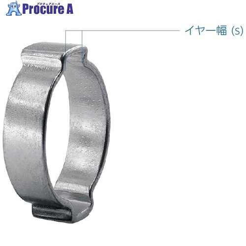 Oetiker PG151 ツーイヤークランプ Φ21.1 ― 25粍 15100013 100個 ■▼542-7828 【貨物輸送都度積もり書き】