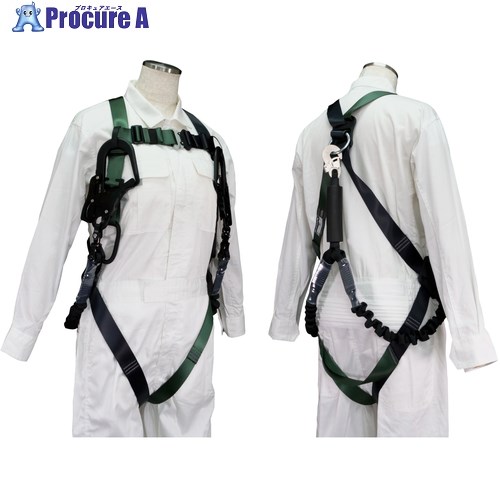 JEFCOM ハーネスランヤードセット(女性専用) HS-50DS-B 1S ■▼699-1785 ※個人宅様送り不可