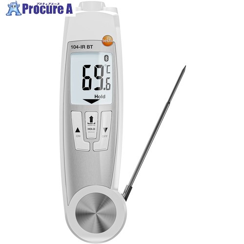 TESTO 赤外放射線熱度計 testo 104-IR BT 0560 1046 60 1台 ■▼701-7177 【貨物輸送都度積もり書き】