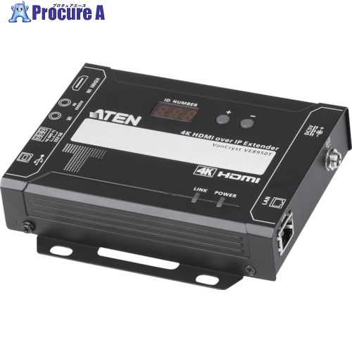 ATEN 映像媒体押しひろげる腕っ扱きトランスミッター HDMI/Video over IP/4K VE8950T 1台 ■▼115-2871