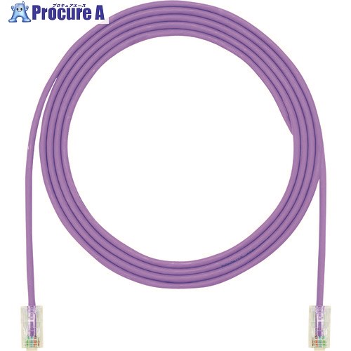 PANDUIT 科目5E細径パッチコード 0.5m 紫 UTP28CH0.5MVL UTP28CH0.5MVL 10本 ■▼148-7344 【貨物輸送都度積もり書き】